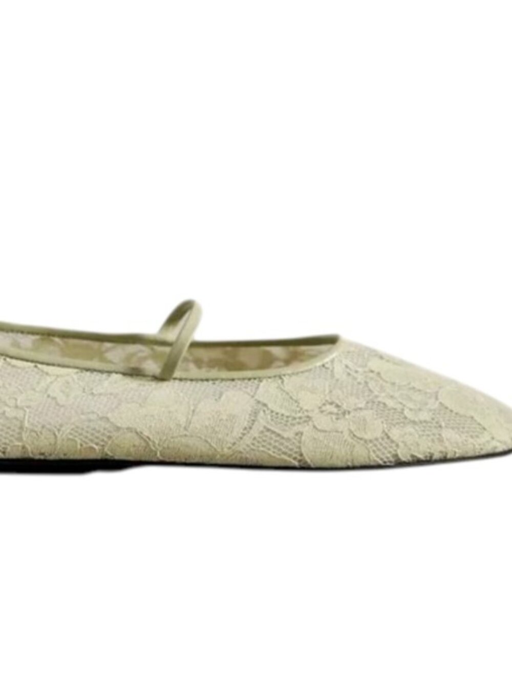 NEW ANTHROPOLOGIE Jeffrey Campbell Swan-Lake Lace Flats Mint Women's Size 9